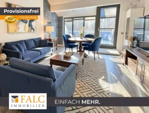 Exklusive Penthouse Wohnung, Stadtblick und Balkon ins Grüne - für Singles und Paare bis 1 Kind